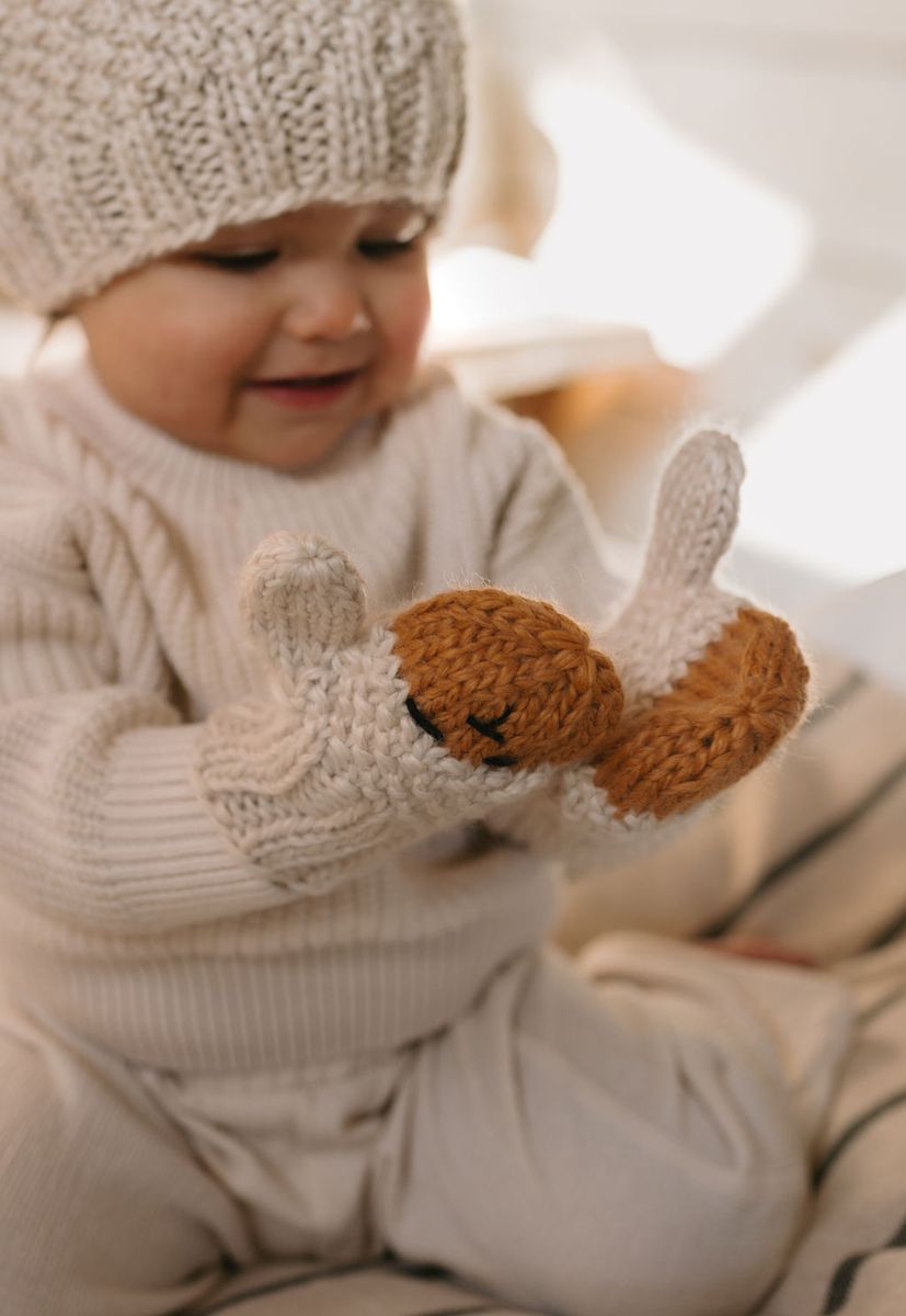 Mittens | Bear - Oatmeal