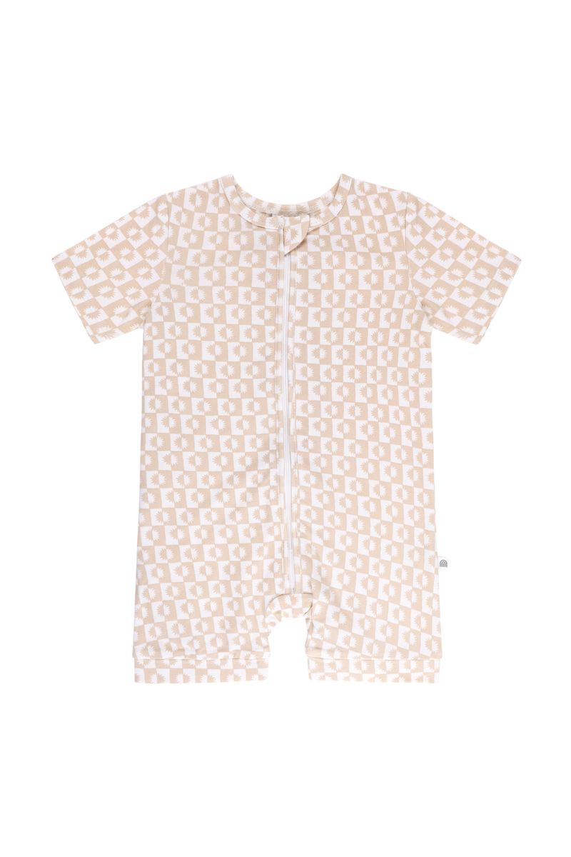 Onesie | Day or Night Short Sleeve - Neutral Sunrise