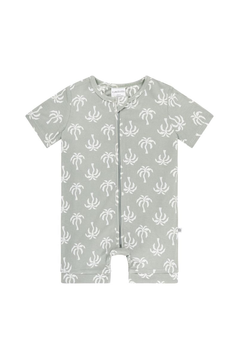 Onesie | Day or Night Short Sleeve - Palm Tree