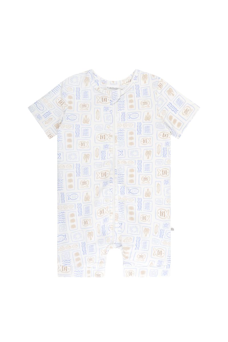 Onesie | Day or Night Short Sleeve - Salty Shores