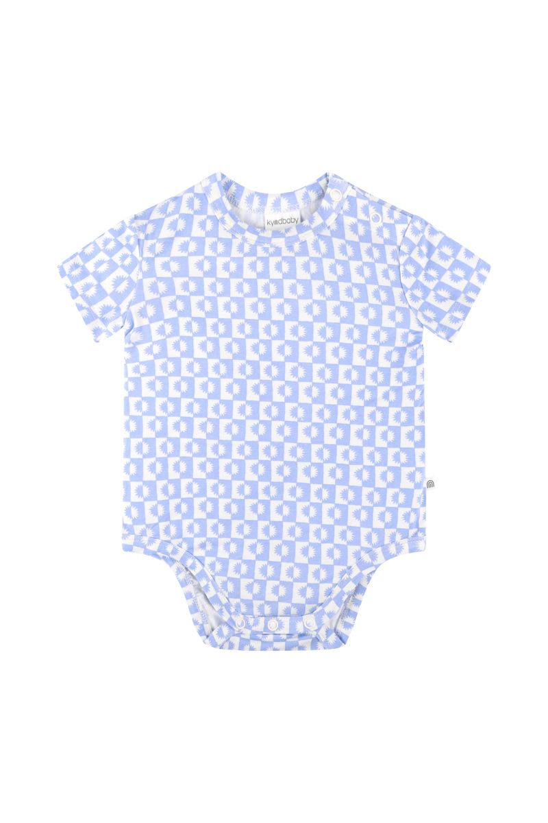 Bodysuit | Short Sleeve - Blue Sunrise