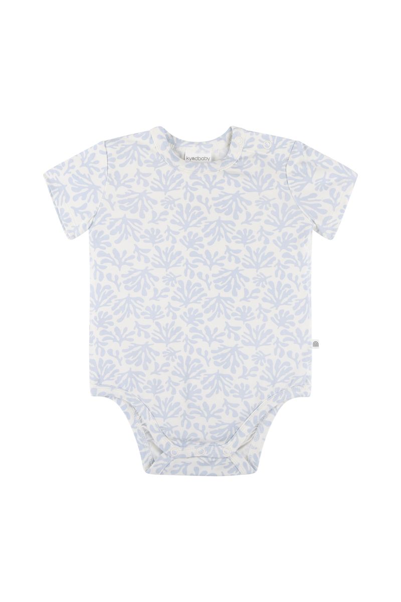 Bodysuit | Short Sleeve - Sky Coral