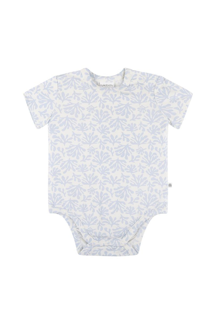 Bodysuit | Short Sleeve - Sky Coral