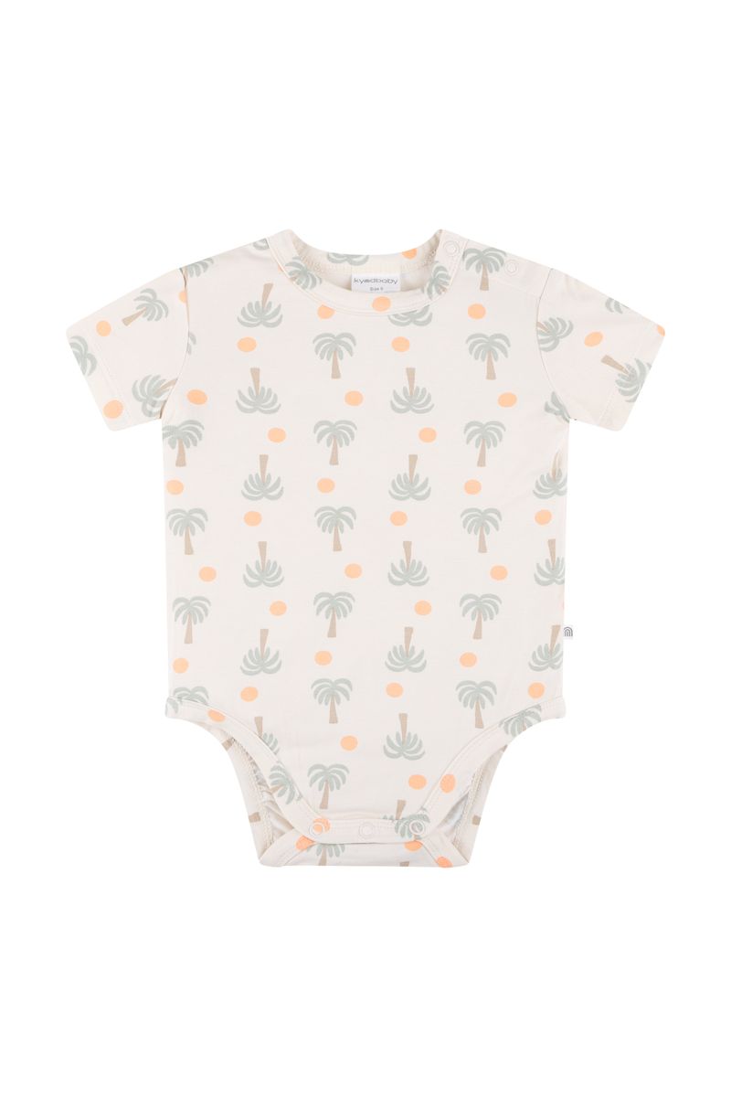 Bodysuit | Short Sleeve - Palm Sunset