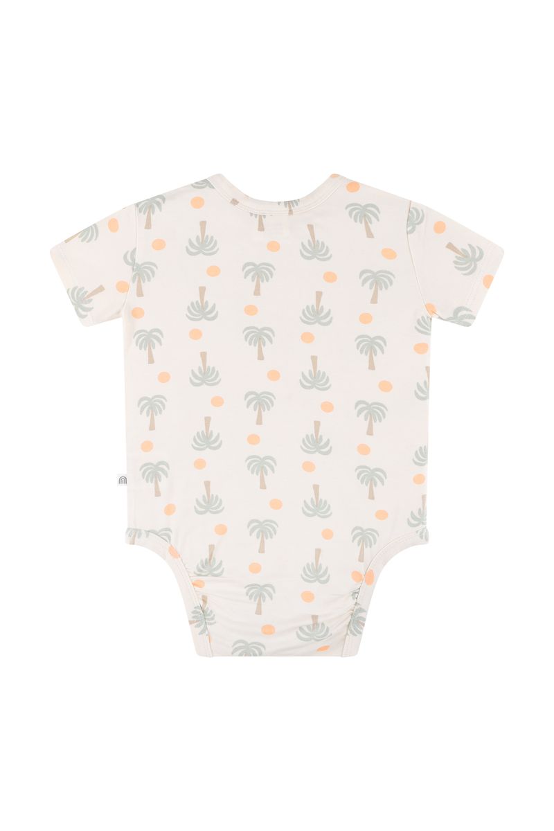 Bodysuit | Short Sleeve - Palm Sunset