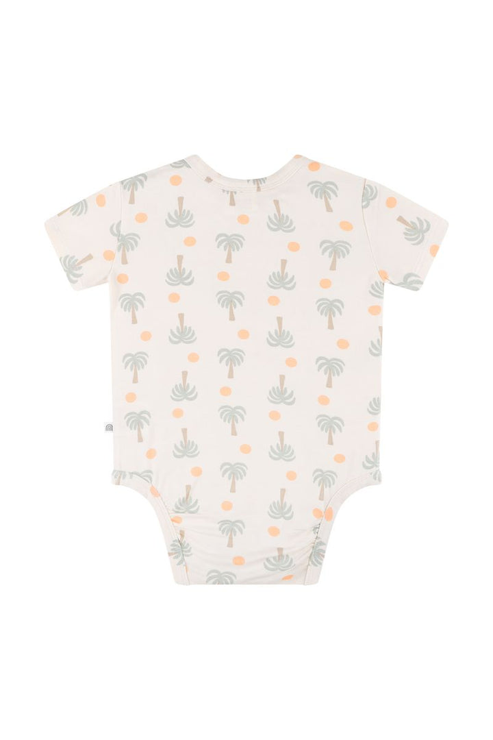 Bodysuit | Short Sleeve - Palm Sunset