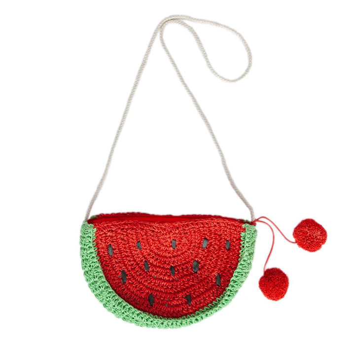 Straw Bag - Watermelon