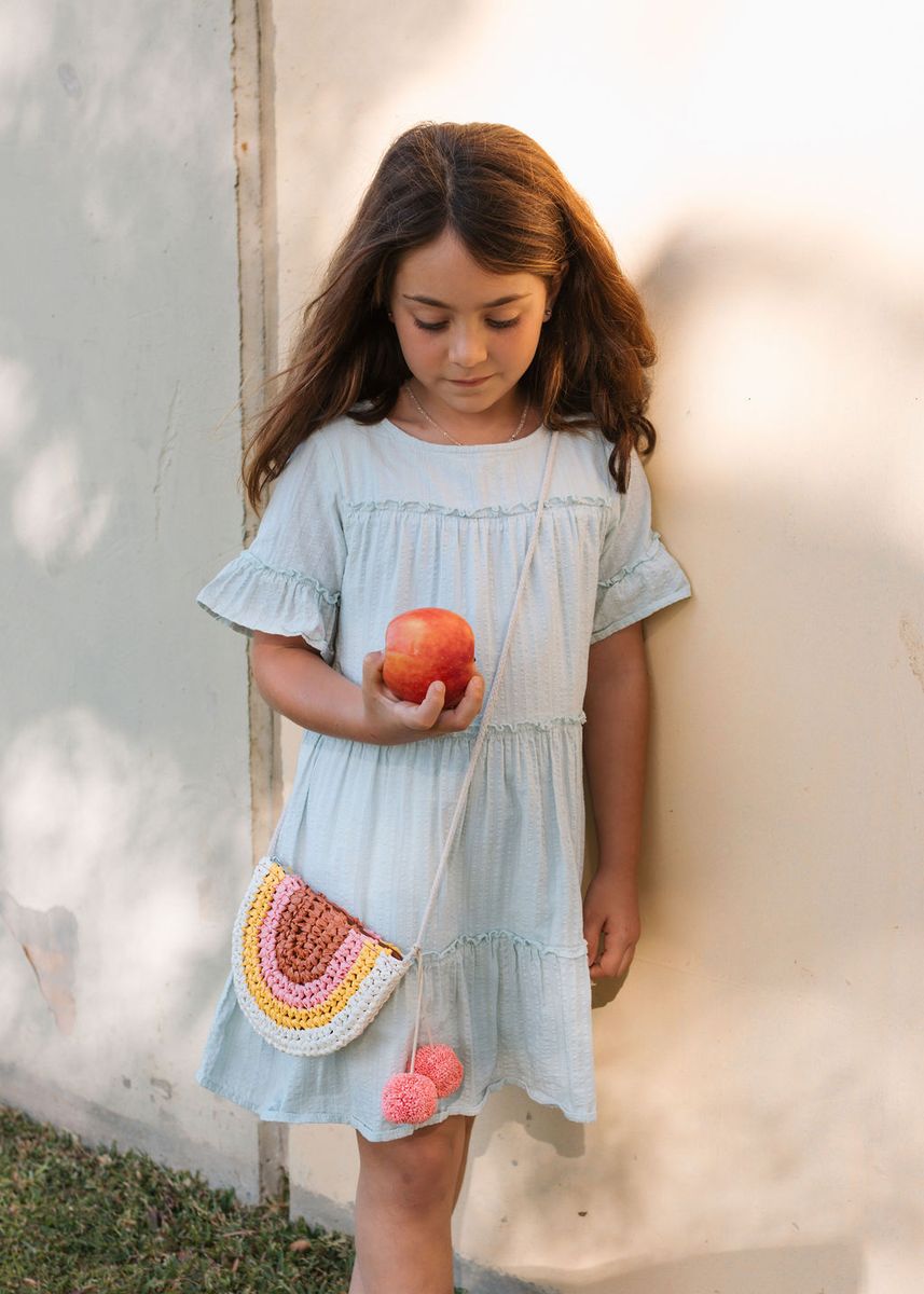 Straw Bag - Natural Rainbow