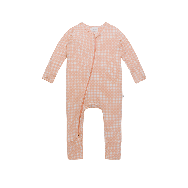 Onesie | Day or Night - Heart Gingham