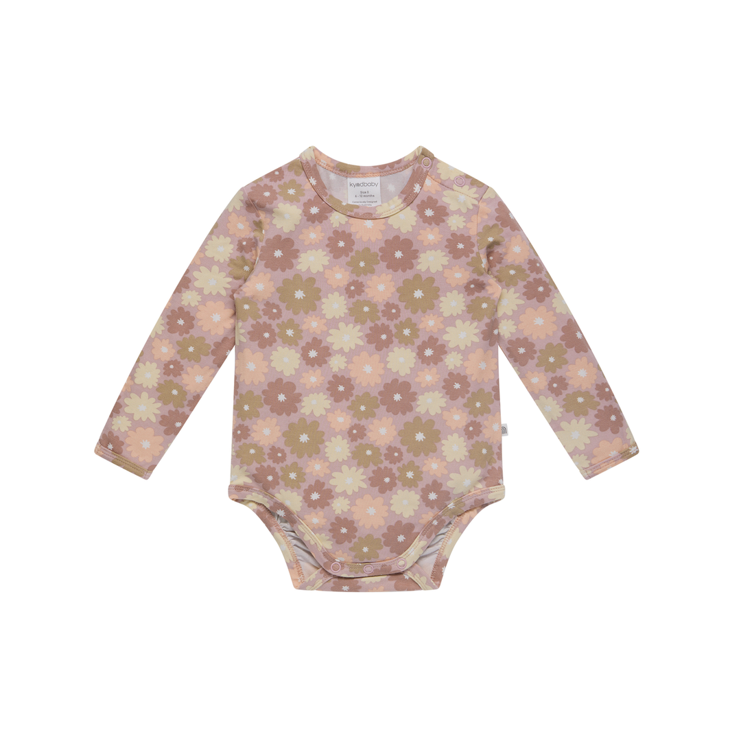 Bodysuit | Long Sleeve - Bold Floral