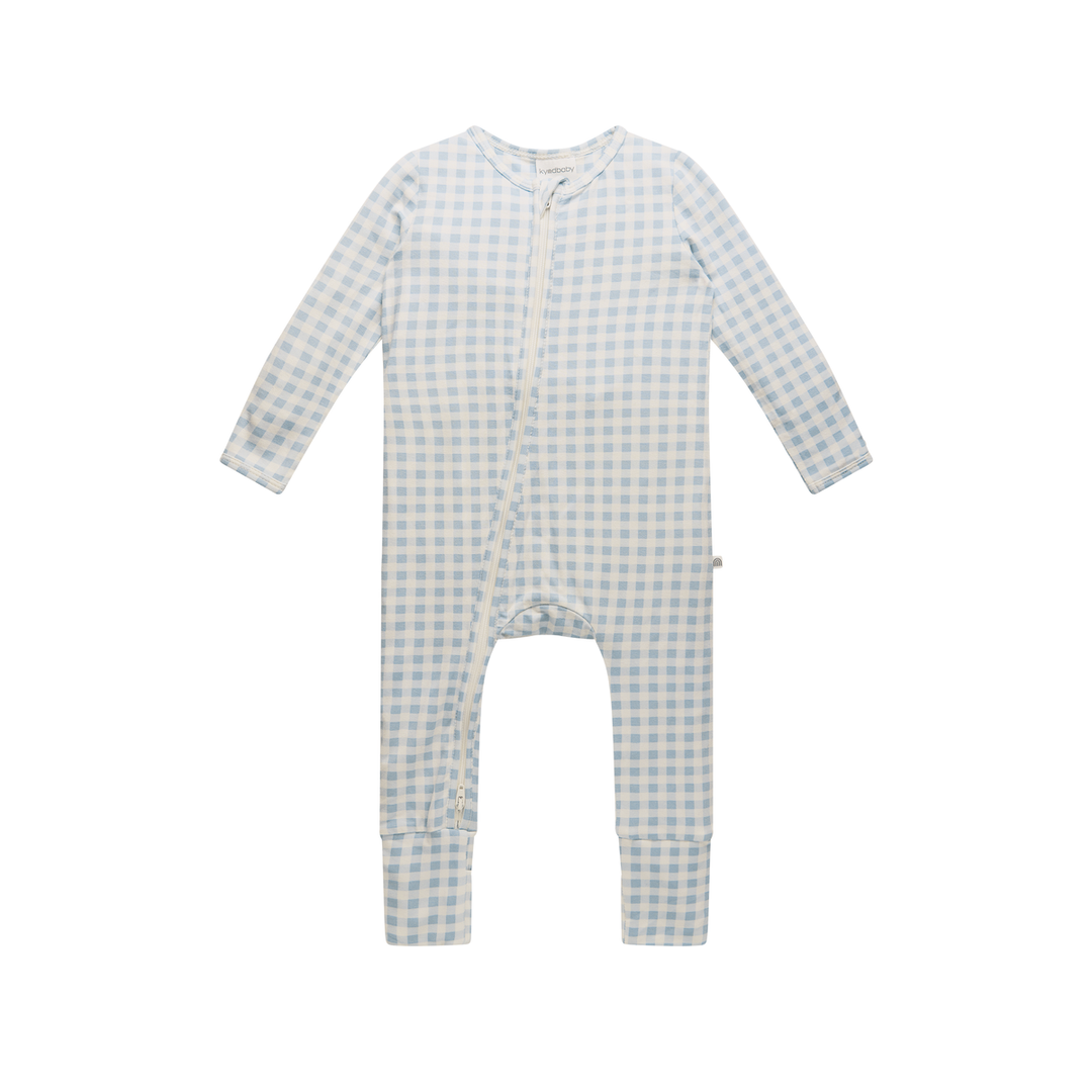 Onesie | Day or Night - Blue Gingham