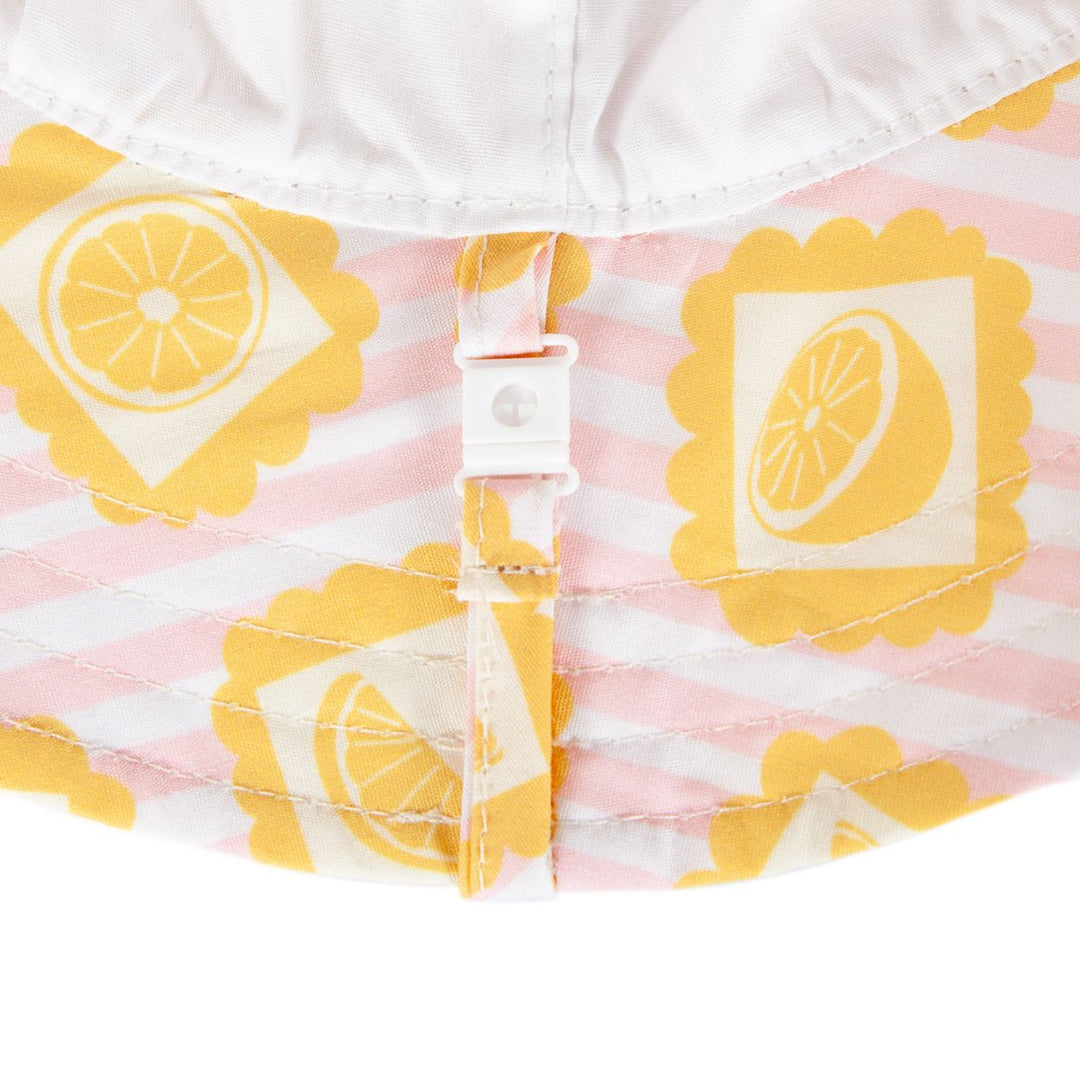 Hat | Wide Brim - Lemonade Stripe