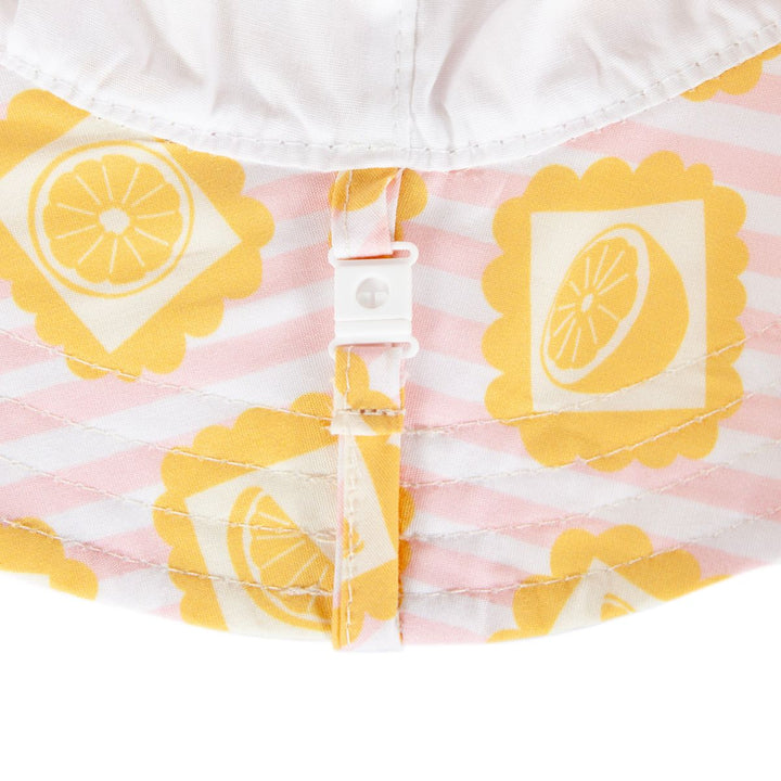 Hat | Wide Brim - Lemonade Stripe