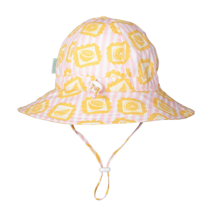 Hat | Wide Brim - Lemonade Stripe