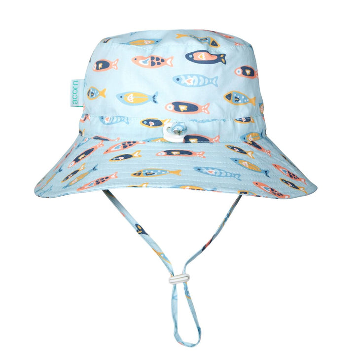Hat | Wide Brim - Rainbow Fish