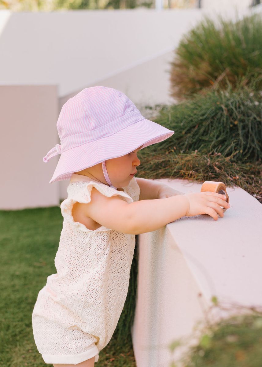 Hat | Stretch Cotton - Jersey - Pink Sprinkle