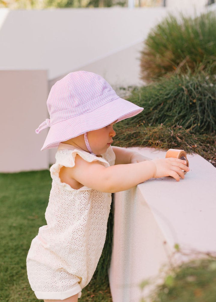 Hat | Stretch Cotton - Jersey - Pink Sprinkle