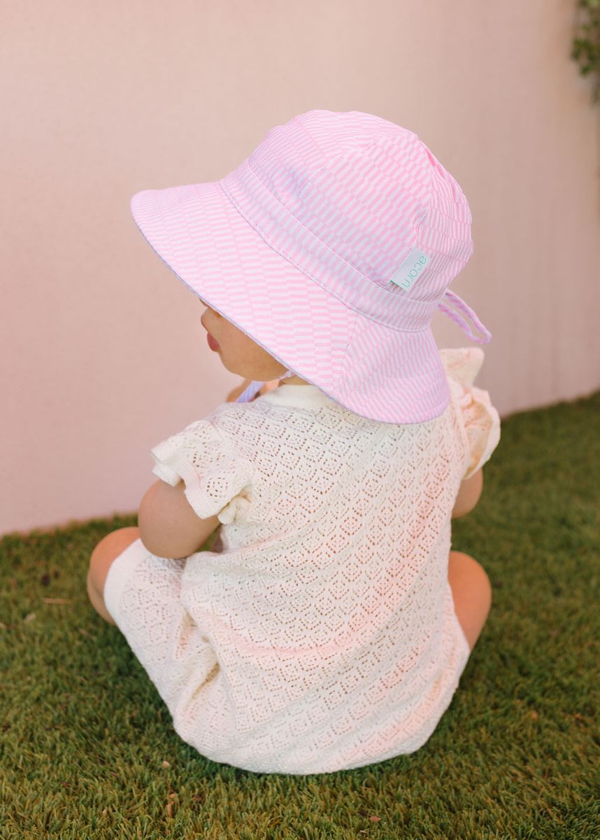 Hat | Stretch Cotton - Jersey - Pink Sprinkle