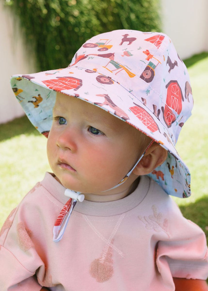 Hat | Wide Brim - Farmyard