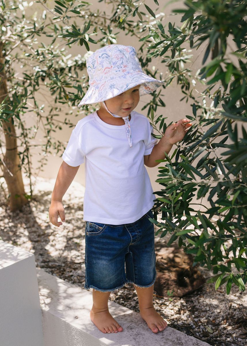 Hat | Stretch Cotton - Jersey - Dino