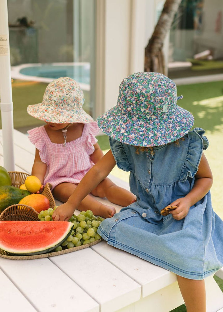 Hat | Wide Brim - Bluebell Meadow