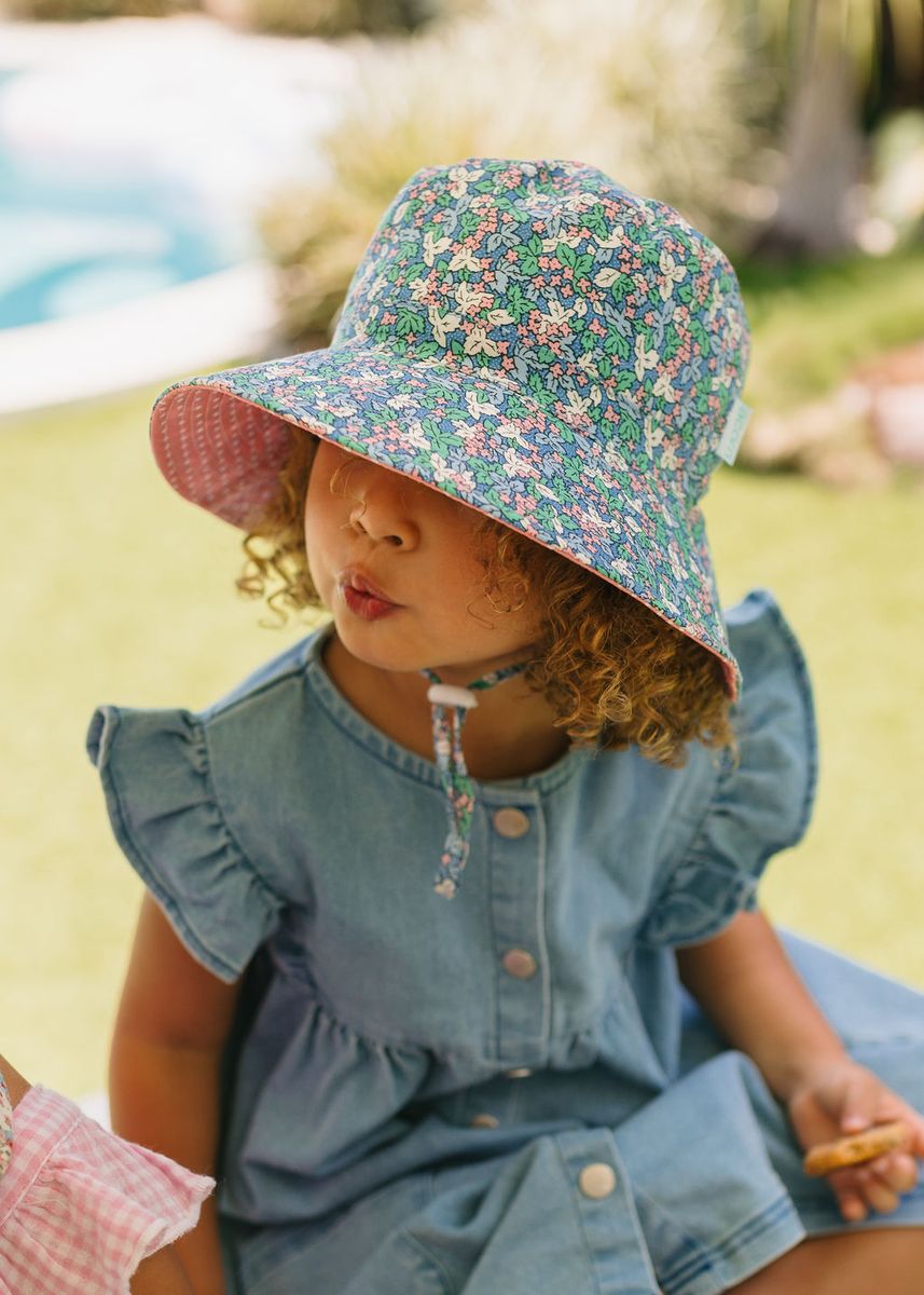 Hat | Wide Brim - Bluebell Meadow