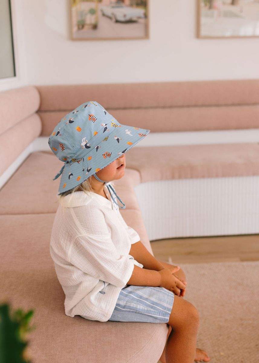 Hat | Wide Brim - Seagulls