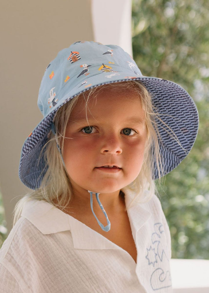 Hat | Wide Brim - Seagulls