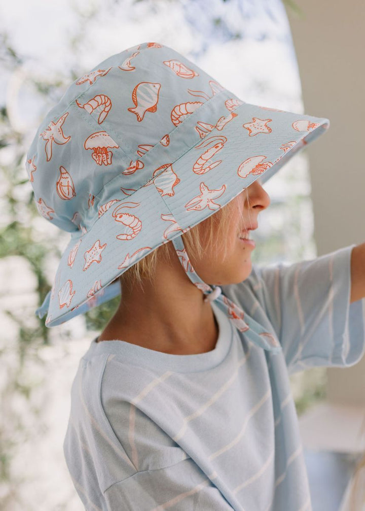 Hat | Wide Brim - Marine Friends