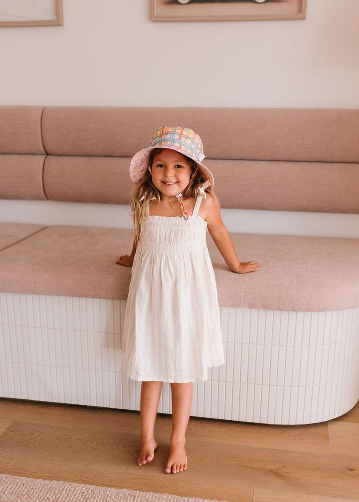 Hat | Wide Brim - Pink Picnic