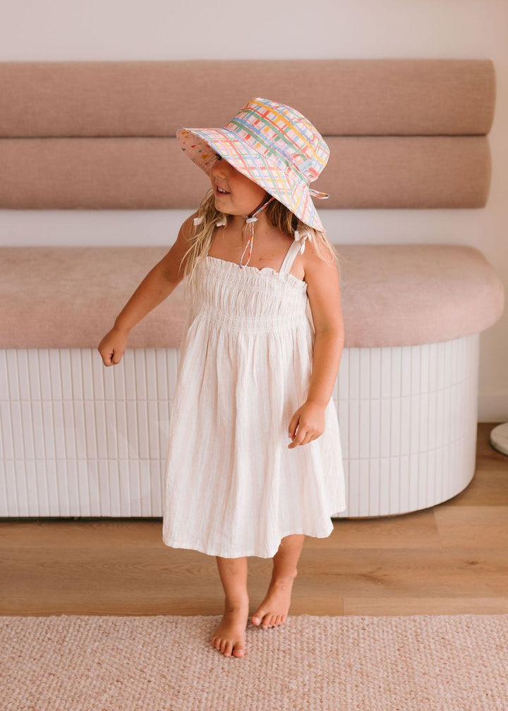 Hat | Wide Brim - Pink Picnic