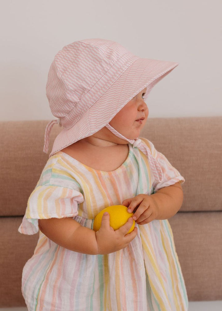 Hat | Stretch Cotton - Jersey - Pink Sprinkle