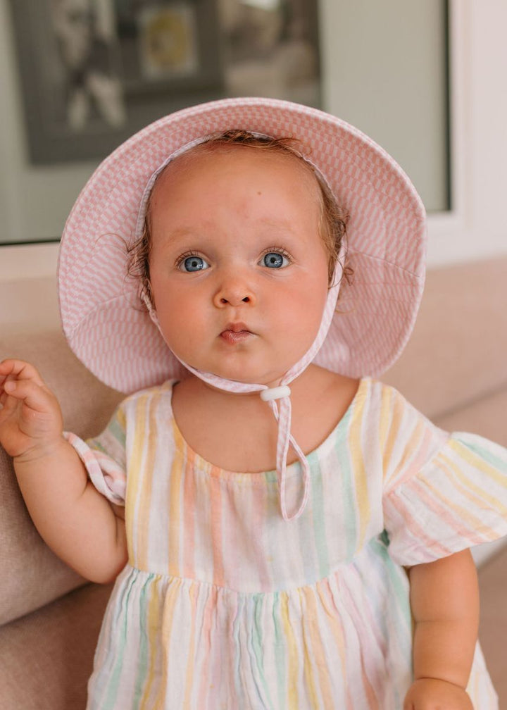 Hat | Stretch Cotton - Jersey - Pink Sprinkle