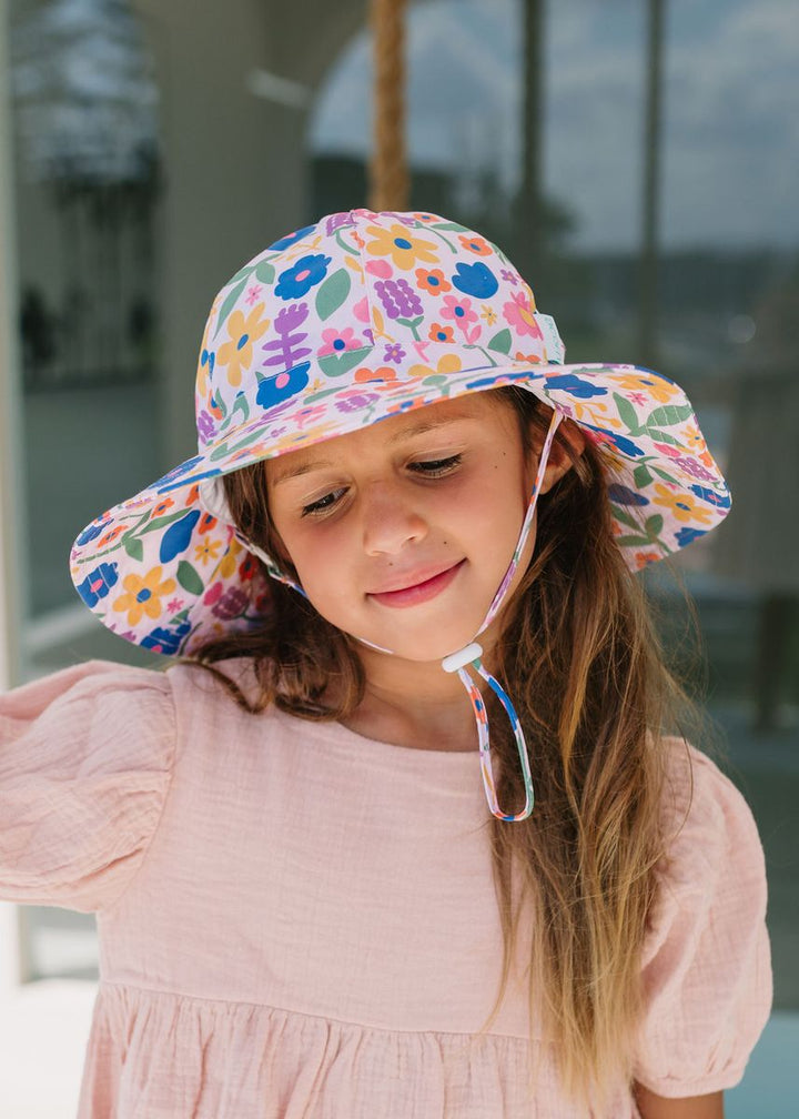 Hat | Wide Brim - Petal Pop