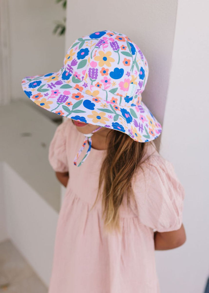 Hat | Wide Brim - Petal Pop