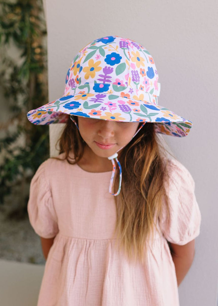 Hat | Wide Brim - Petal Pop