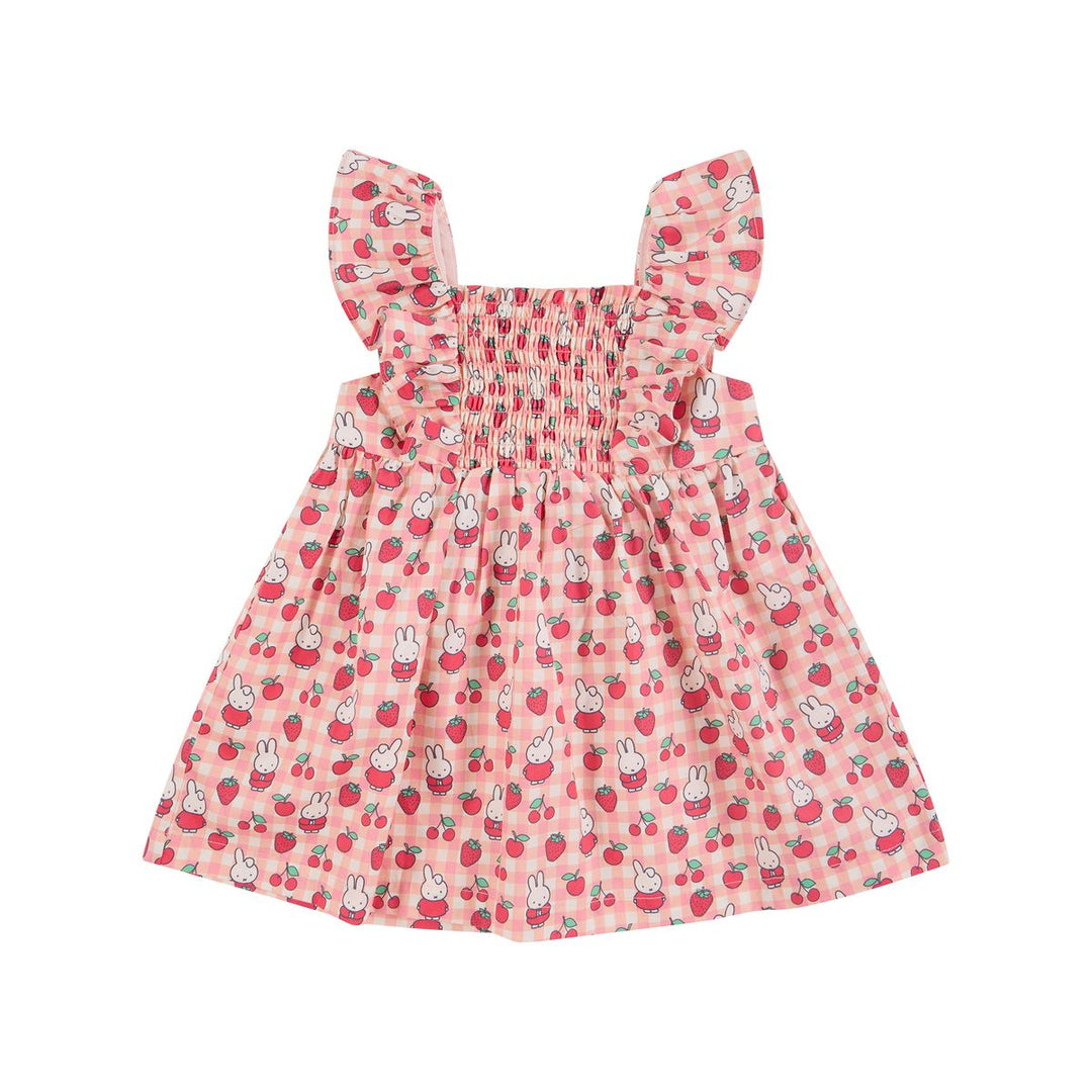 Smock Dress | Miffy - Berry Check