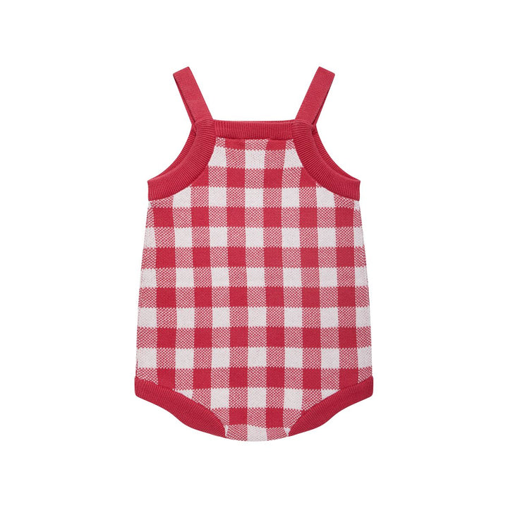 Knit Romper | Miffy - Cherry