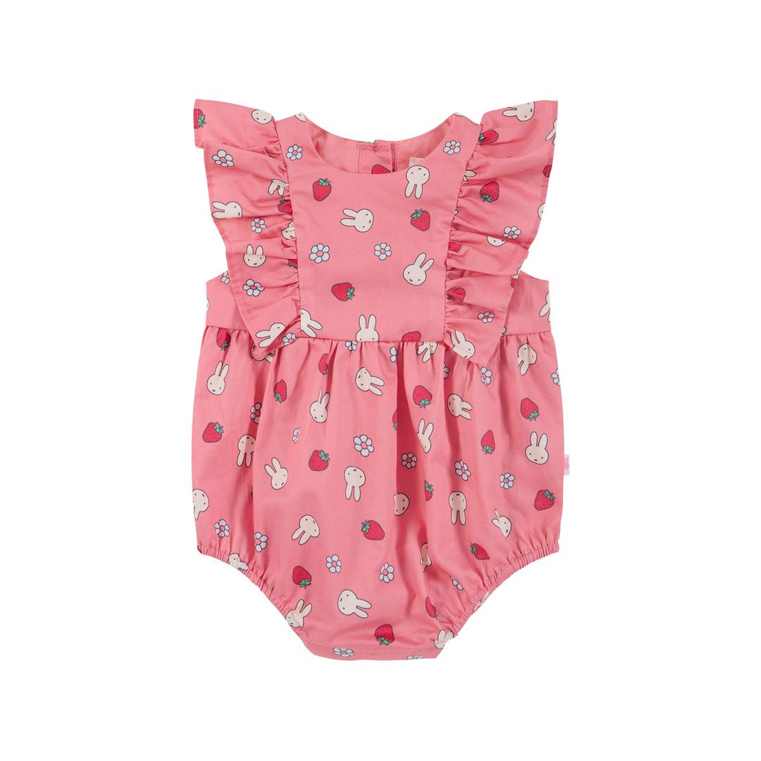Yoke Romper | Miffy - Strawberry