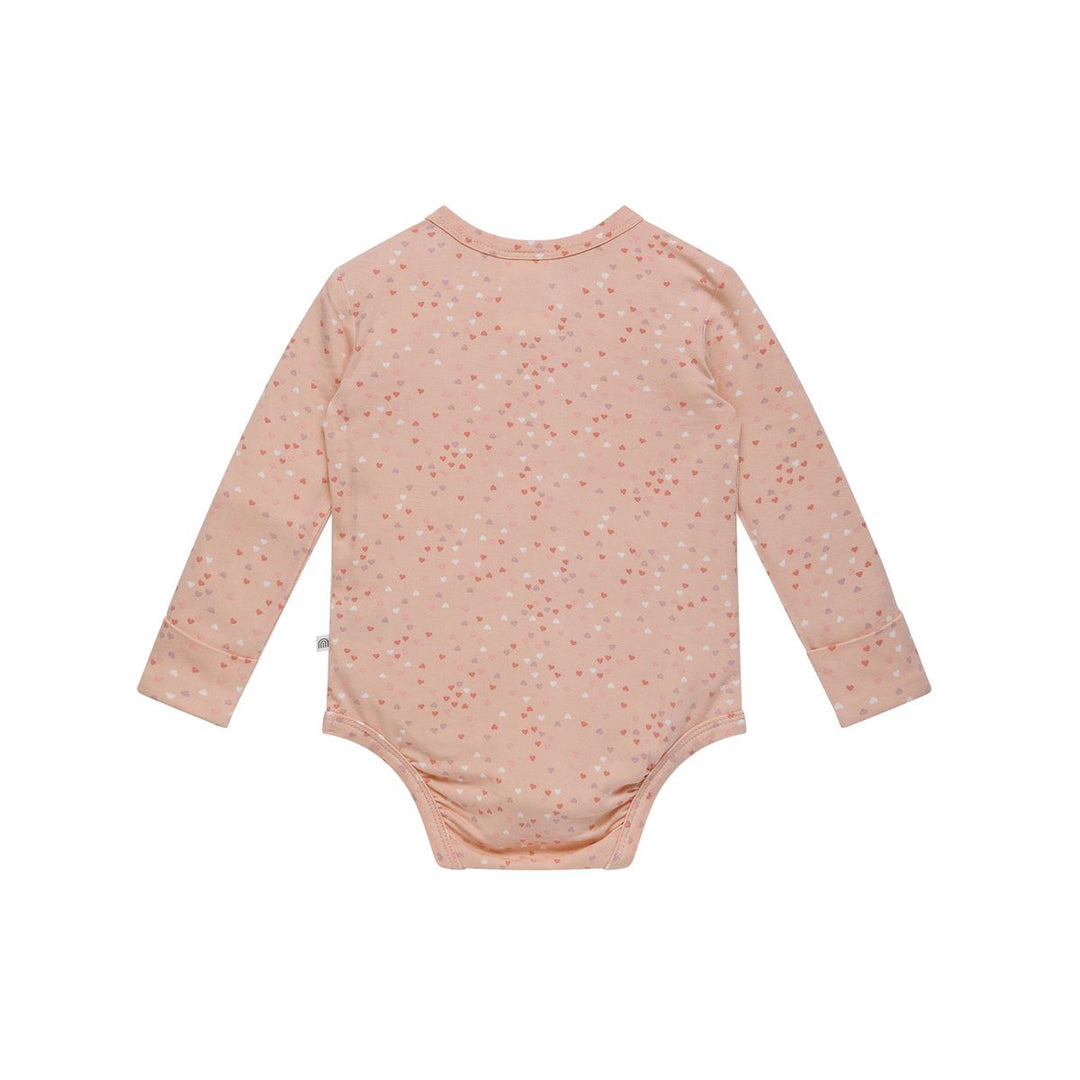 Bodysuit | Long Sleeve - Pink Heart