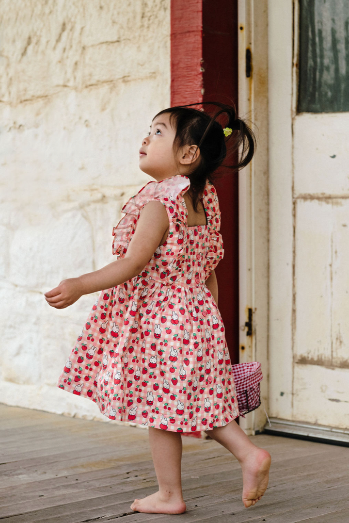 Smock Dress | Miffy - Berry Check