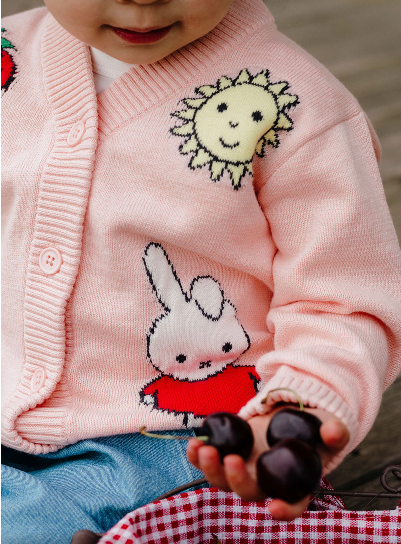 Cardigan | Miffy - Soft Pink
