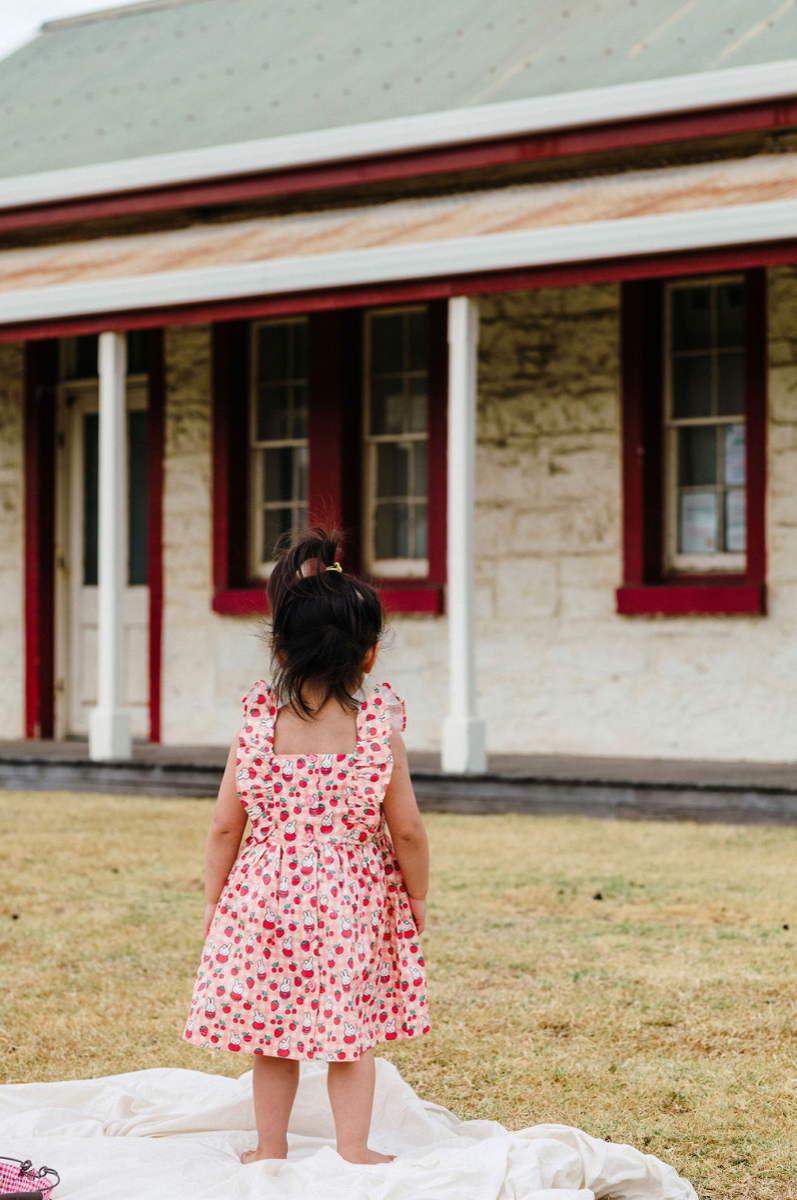Smock Dress | Miffy - Berry Check