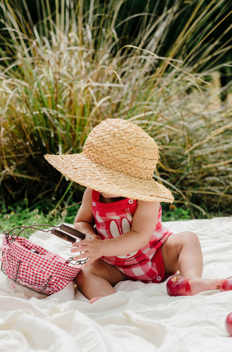 Knit Romper | Miffy - Cherry