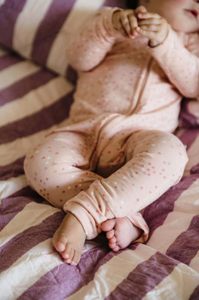 Onesie | Day or Night - Pink Heart