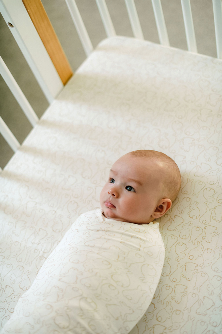 Large Stretchy Swaddle - Rabbit