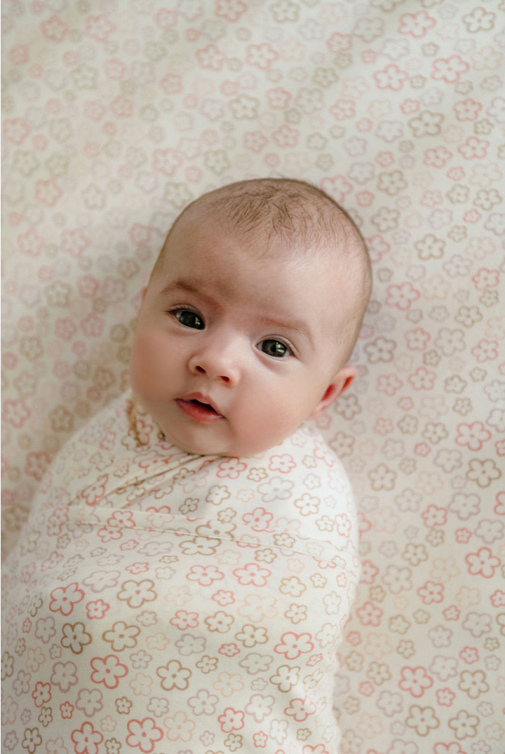 Large Stretchy Swaddle - Spring Blossom