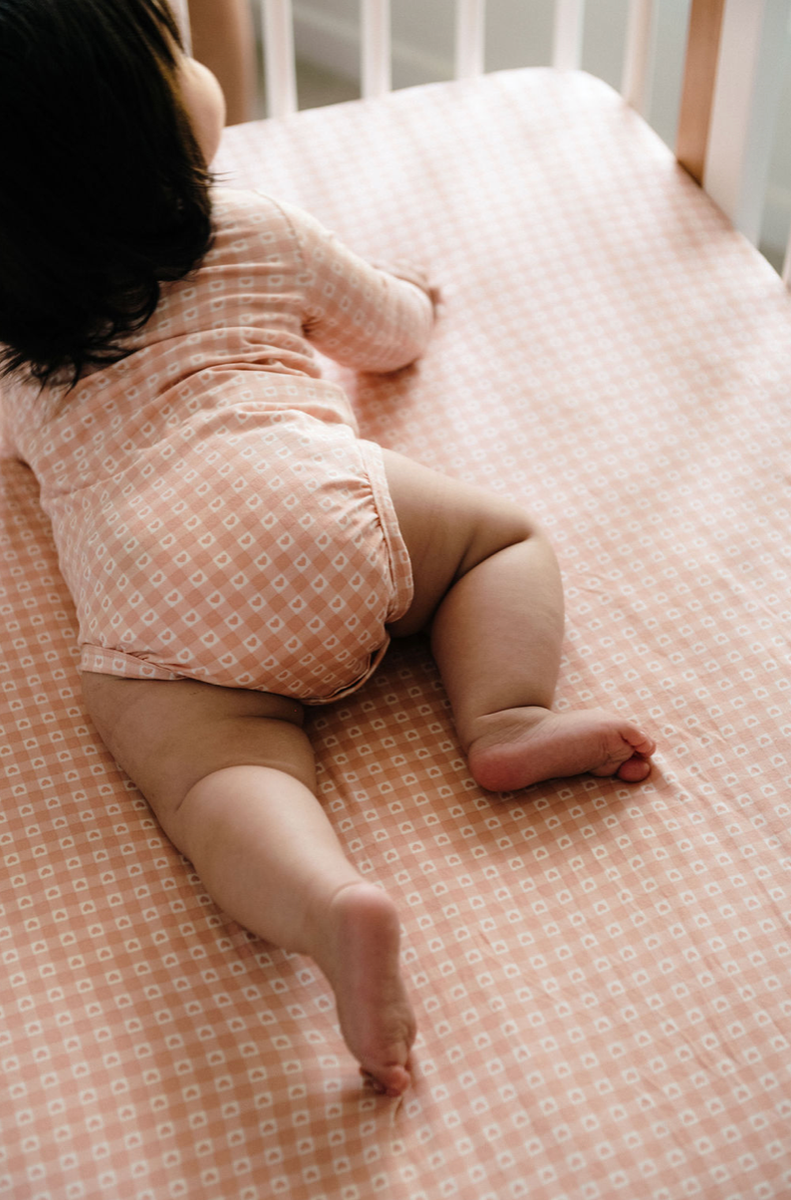 Bodysuit | Long Sleeve - Heart Gingham