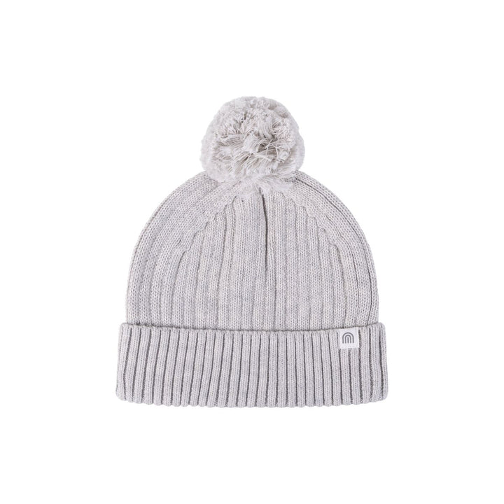 Beanie | Chunky Rib Knit - Snow Marle