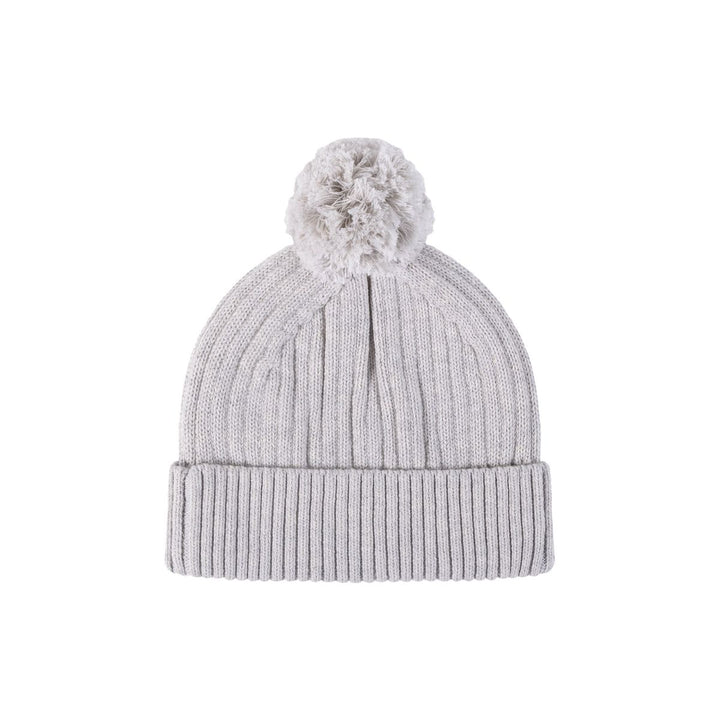 Beanie | Chunky Rib Knit - Snow Marle